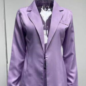 Custom Purple 4 Piece Suit
